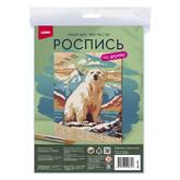 Набор д/росписи LORI Фр-023 Картина.Полярный медведь дерево