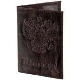 Обл.ПАСПОРТ BRAUBERG 238194 Пулап коричн.кожа