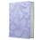 Книжка записная А6+  80л.кл.LISTOFF КЗГК6804473 Garden.Фиалковый кожзам тисн.крем.блок