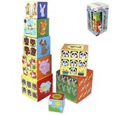Игра настольн.КУБИКИ BRIGHT KIDS И-5033 Разумные детки.Веселый небоскреб 8шт.