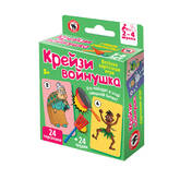Игра настольн.КАРТОЧКИ РУССКИЙ СТИЛЬ 04696 Крейзи войнушка