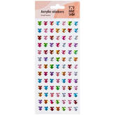Наклейки д/декора СТРАЗЫ MESHU MS_46769 Small hearts