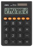 Калькулятор 12р.DELI EM130D-GREY 112*70*8.5мм сер.