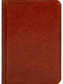 Ежедневник недатир.А6 128л.лин.ПРОФ-ПРЕСС 128-3185 Touch skin.Choco коричн.софт.обл.