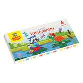 Пластилин  6цв. 75г МУЛЬТИ-ПУЛЬТИ МП_41707 Енот в сказке со стеком