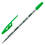 Ручка шар.BRAUBERG Ultra 143561 зел.1,00/0,50мм прозр.корп.