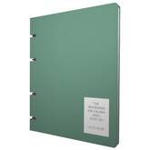 Тетрадь А4 120л.кл.на кольц.LISTOFF ТКИФ1205571 Nuances.Эвкалипт интегр.кожзам фольга со смен.бл.