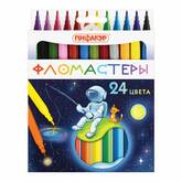 Фломастеры 24цв.ПИФАГОР 152446 Космическая одиссея смыв.карт.