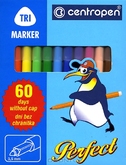 Фломастеры 12цв.CENTROPEN 2510/12 Perfect невысыхающие карт.