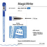 Ручка шар.BV Magicwrite 20-0240/10 Кот-Морячок син.0,50/0,35мм мет.нак.непрозр.цв.корп.