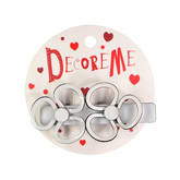 Заколка-зажим д/волос DECORE ME 2-718/13 Очки 1шт.ассорти