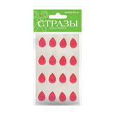 Наклейки д/декора СТРАЗЫ АЛЬТ 2-343/09 Капли 13*18мм ассорти