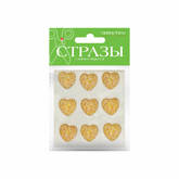 Наклейки д/декора СТРАЗЫ АЛЬТ 2-344/03 Сердечки 20мм ассорти