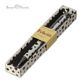 Ручка шар.авт.мет.BV Felicita 20-0263/12 Black&White.Сердечки син.0,70/0,50мм в карт.футляре