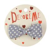 Заколка-зажим д/волос DECORE ME 2-718/74 Бантик в горошек 1шт.ассорти