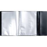 Папка с файлами А5  20л.deVENTE 3101926 MonoChome 15мм 0,50мм с рез.черн.флюор.роз.
