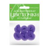 Элементы д/декора АЛЬТ 2-399/06 Цветы №6 ткань ассорти