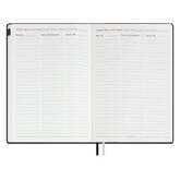Еженедельник датир.А5+  80л.лин.ФЕНИКС ESC 70333 Нубук корал.интегр.кожзам крем.блок 2026г.