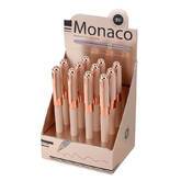Ручка шар.мет.BV Monaco.Total beige 20-0125/30 син.0,50/0,40мм беж.корп.