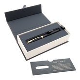 Ручка пер.PARKER SONNET F528 1931516 Matte Black GT (перо F)