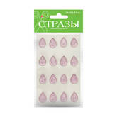 Наклейки д/декора СТРАЗЫ АЛЬТ 2-343/09 Капли 13*18мм ассорти
