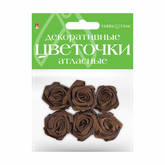 Элементы д/декора АЛЬТ 2-399/10 Цветы №10 ткань ассорти