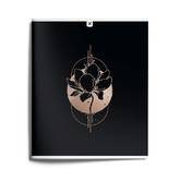 Тетрадь А5  48л.кл.LOREX LXCBCL-OTF One tone.Flowers in shapes soft фольга ассорти